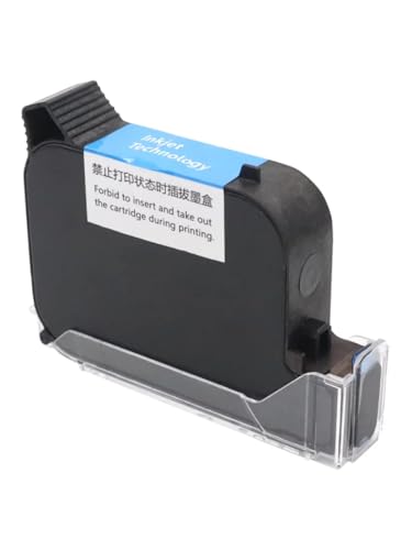 IJOSADON 2588 42 ml Schwarz Rot Blau Grün Tintenpatrone, schnell trocknend, 12,7 mm Druckhöhe, kompatibel mit Handheld-Tintenstrahldruckern(1 Invisibility) von IJOSADON