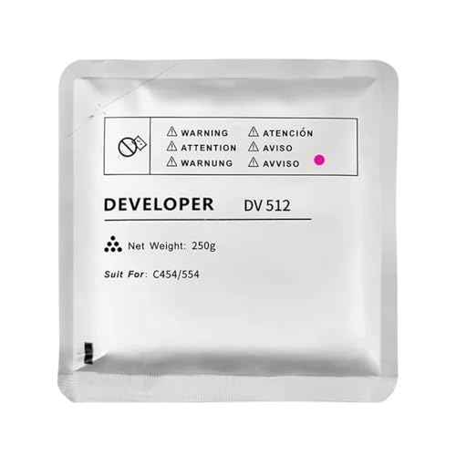 IJOSADON DV512 Entwicklerpulver kompatibel mit C554 C224 C284 C364 C454 A2XN0KD Kompatibel mit Eisenpulver-Fotokopiergeräte(1PCS Magenta) von IJOSADON