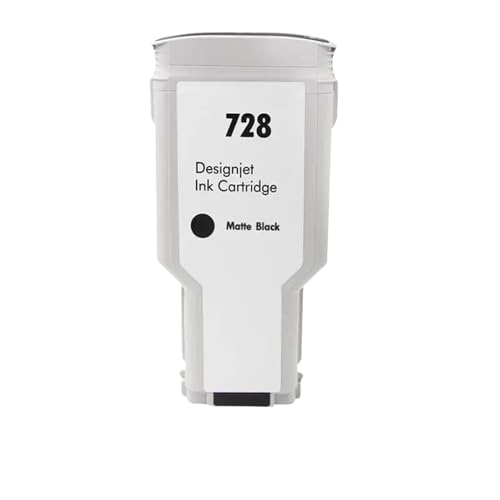 IJOSADON Kompatible magnetische Tintenpatrone Set 300 ml 130 ml Kompatibel mit 728 Kompatibel mit Designjet T730 T830 Tintenstrahldrucker(300ml MBK) von IJOSADON