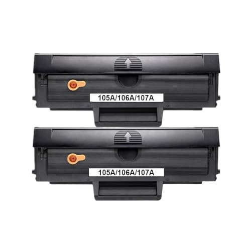 Kompatible Tonerpatrone ohne Chip W1105A W1106A W1107A Kompatibel mit Laserdrucker 107A 107W MFP 135W MFP 135A MFP 137FNW(2 Pcs) von IJOSADON