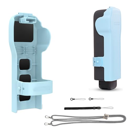 IJYHZKE Pocket 3 Schutzhülle mit verstellbarem Riemen für DJI Pocket 3, magnetische Filteraufbewahrung, Flip-Open-Design, Ganzkörperschutz, inklusive Handgelenk-/Umhängeband & Silikonbänder, Blau IJYHZKE Pocket 3 Schutzhülle mit verstellbarem Riemen für DJI Pocket 3, magnetische Filteraufbewahrung, Flip-Open-Design, Ganzkörperschutz, inklusive Handgelenk-/Umhängeband & Silikonbänder, Blau von IJYHZKE