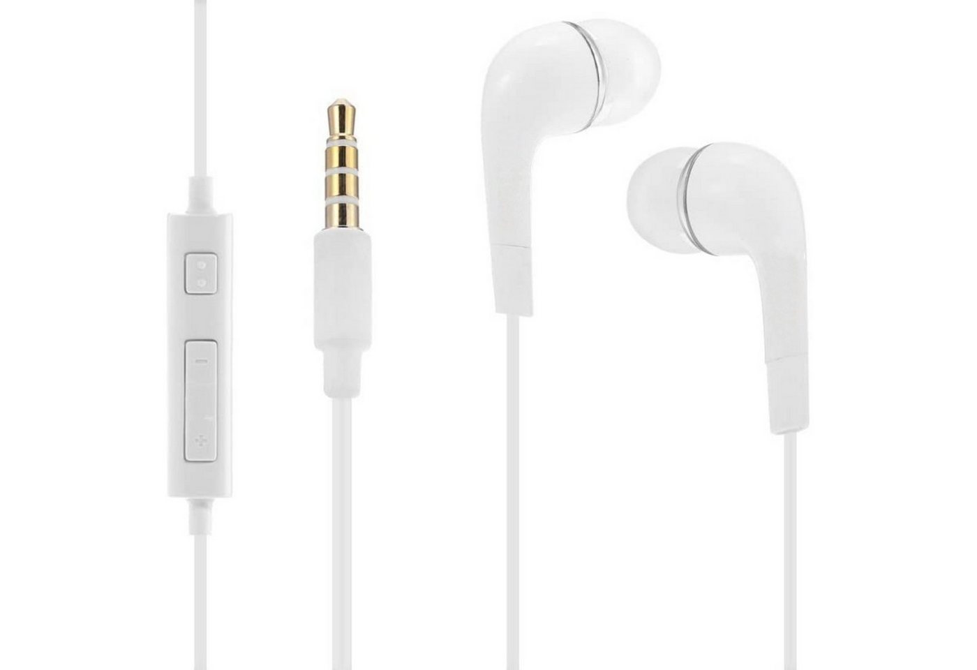 IK-Handelsgruppe EHS64 Kopfhörer für Samsung In-Ear-Kopfhörer (Aktive Geräuschunterdrückung, Anruffunktion, Eingebautes Mikrofon) von IK-Handelsgruppe