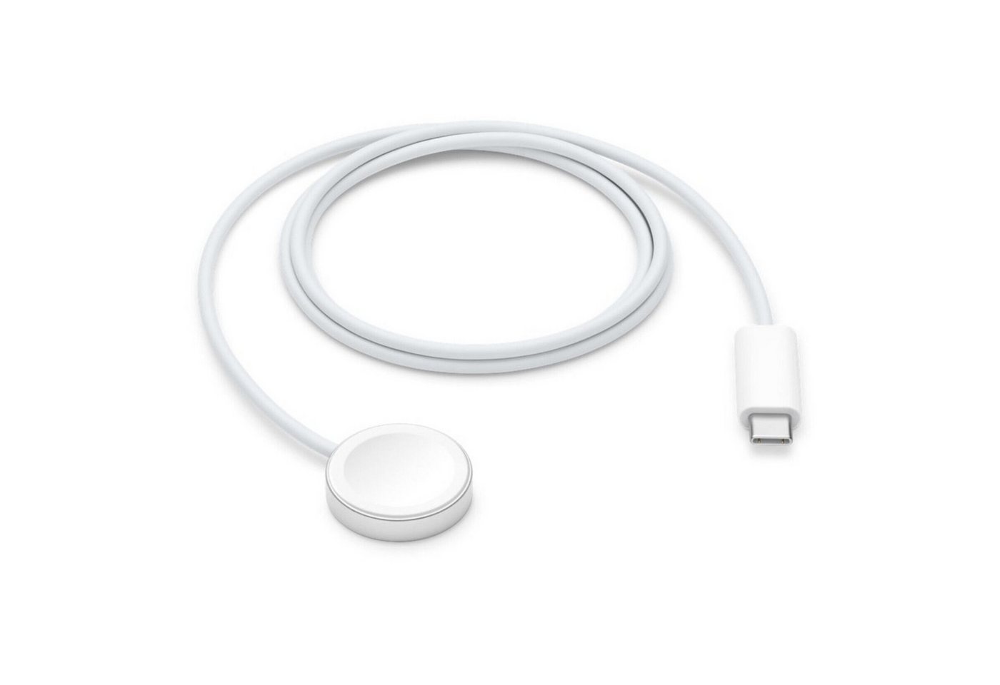 IK-Handelsgruppe Ladegerät für Apple Watch, USB-Ladegerät (Kabellänge 1 Meter, Weiß, Magnetisch, USB Type-C Stecker) von IK-Handelsgruppe
