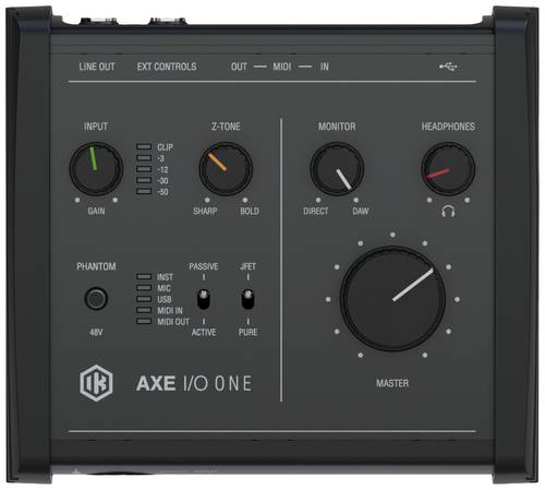 IK Multimedia Audio Interface AXE I/O ONE inkl. Software von IK Multimedia