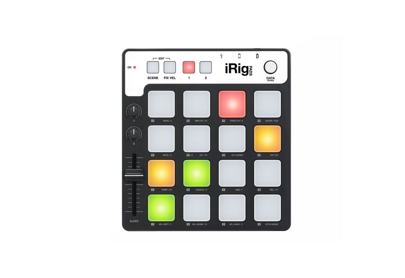 IK Multimedia Digitales Aufnahmegerät (iRig Pads - iOS Interface) von IK Multimedia