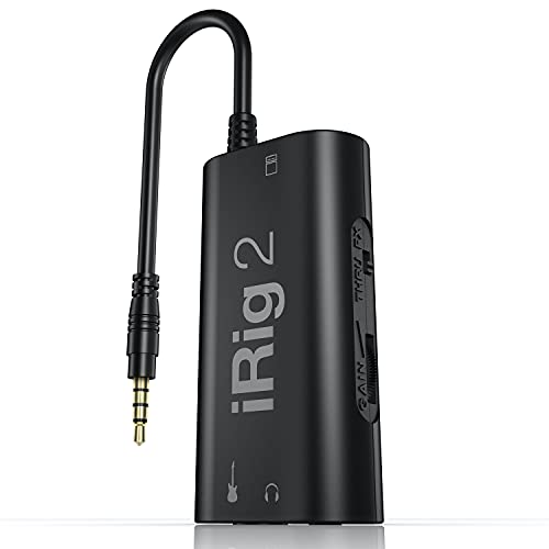 IK Multimedia P953 iRig 2 Gitarren-Schnittstellenadapter für iPhone, iPod Touch, iPad, Mac und Android von IK Multimedia