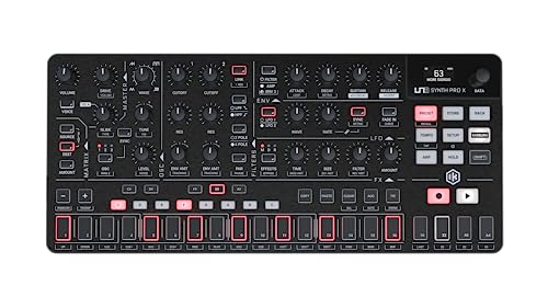 IK Multimedia UNO Synth PRO X, Paraphonic dual-filter analog synthesizer with paraphonic sequencer, integrated FXs and CV connections von IK Multimedia