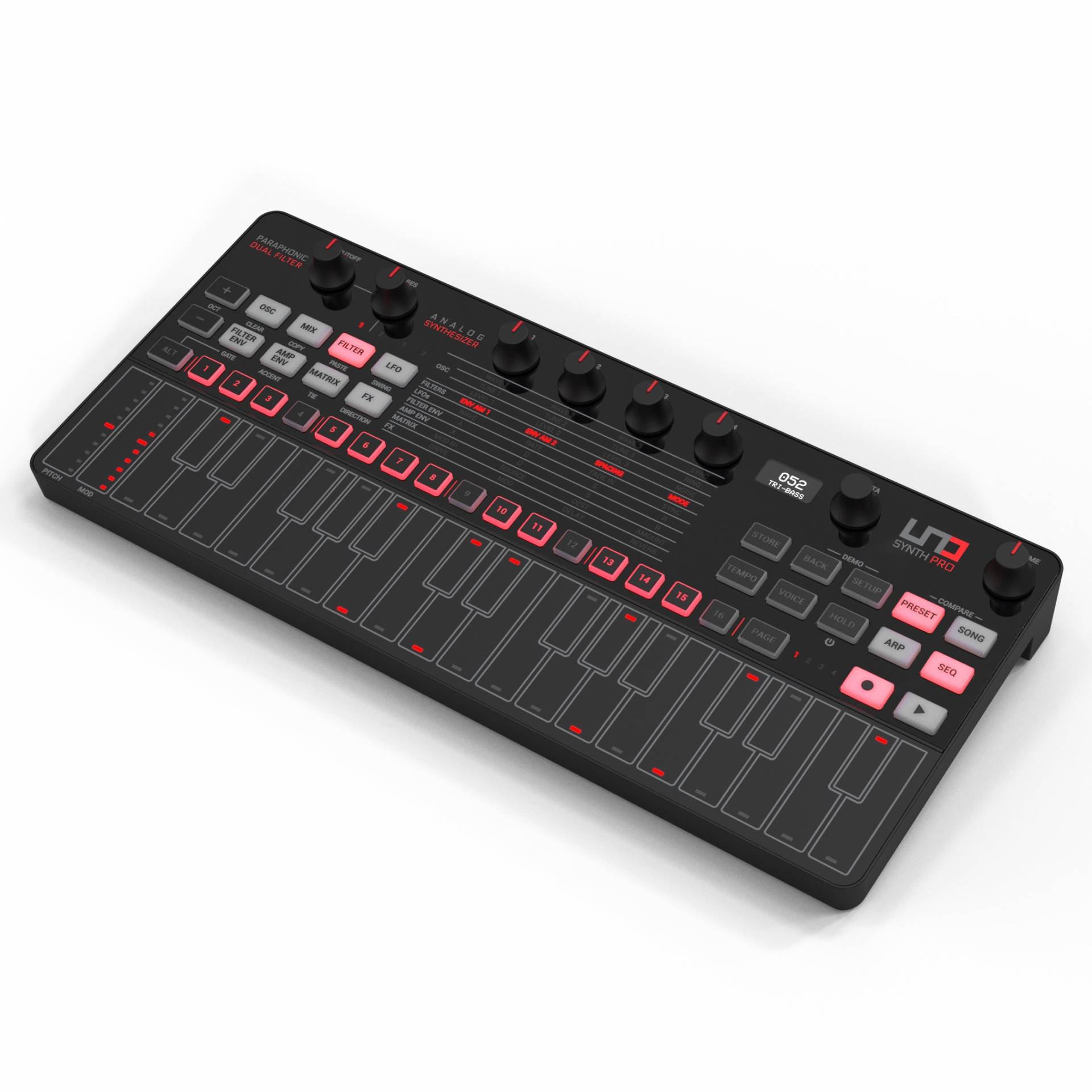 IK Multimedia Uno Synth Pro Desktop Black Synthesizer IK Multimedia Uno Synth Pro Desktop Black Synthesizer von IK Multimedia