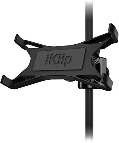 IK Multimedia iKlip Xpand verstellbare Thermoplastik Halterung für Tablet bis 30,7 cm (12,1 Zoll) von IK Multimedia