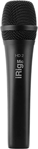 IK Multimedia iRIG Mic HD 2 - High-Resolution Microphone for iOS and Mac, High Quality Sound, Professional Recording, Compatible with iPhone, iPad, Mac and PC von IK Multimedia