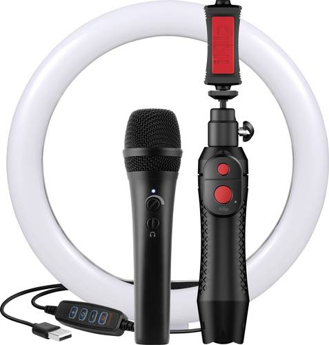 IK Multimedia iRig Video Creator HD Bundle Hand Handymikrofon Übertragungsart (Details):Kabelgebund von IK Multimedia
