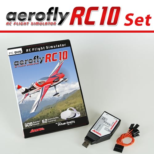 aeroflyRC10 auf DVD mit RC SimConnector aeroflyRC10 auf DVD mit RC SimConnector von IKARUS