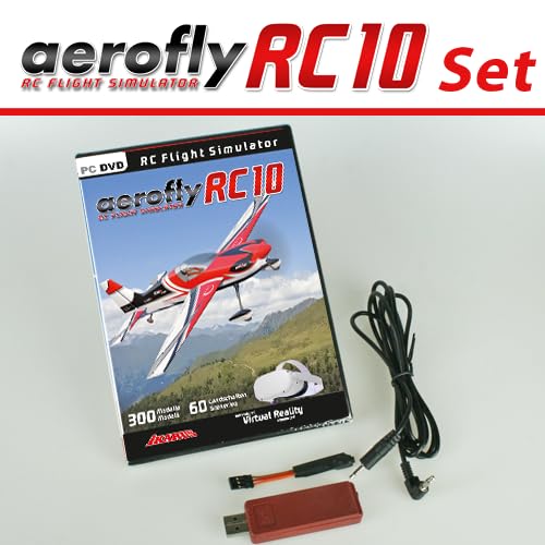 aeroflyRC10 auf DVD mit USB-Interface für Schülerbuchse (Spektrum) von IKARUS