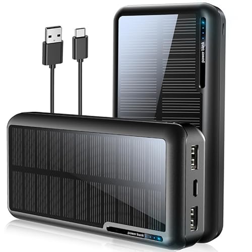 26800mAh Power Bank，Powerbank mit LED-Anzeige und Taschenlampe,Schnelles Aufladen QC 22,5W & PD18W，USB C Tragbare Powerbank 3 Eingänge und 3 Ausgänge für Handy Tablets von IKHDCYH