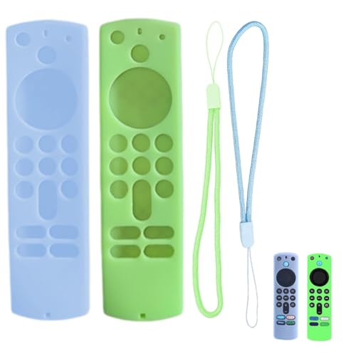 IKOPFLN Silikon Gehäuse Kompatibel mit Firestick 4K Max/Toshiba/Insignia Serie Alexa Stimme Fernbedienung Erweitert mit Schlüsselband, 2 Stück IKOPFLN Silikon Gehäuse Kompatibel mit Firestick 4K Max/Toshiba/Insignia Serie Alexa Stimme Fernbedienung Erweitert mit Schlüsselband, 2 Stück von IKOPFLN