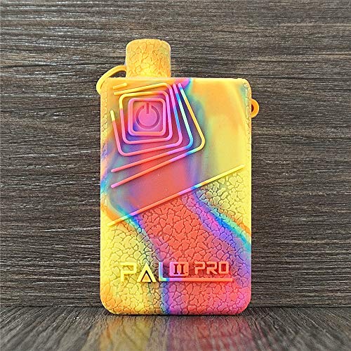 RUILUL Silikon-Schutzhülle für Artery Pal 2 PRO Textur Gummi Skin Sticker Durable (schwarz) Mehrfarbig Regenbogenfarben von IKOPO