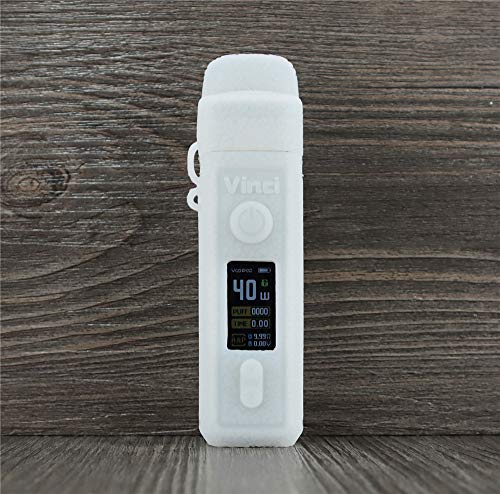 Silikon-Schutzhülle für Voopoo Vinci 40 W Texture Rubber Skin Sticker Durable (transparent) von IKOPO