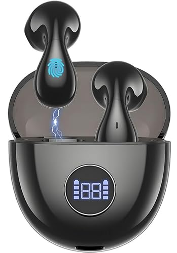 ILESTDG Bluetooth Kopfhörer 5.4 in Ear,ÜBersetzer KopfhöRer,144+ Sprachen Touch KI Kopfhörer Mit Echtzeit Übersetzung (Schwarz) von ILESTDG
