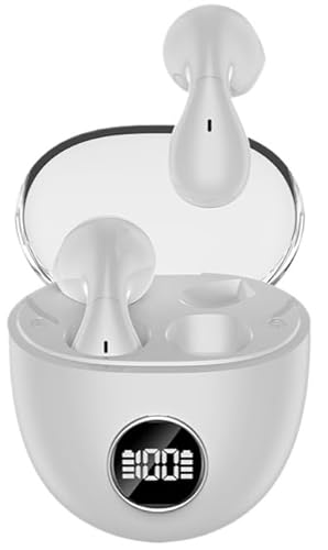 ILESTDG Bluetooth Kopfhörer 5.4 in Ear,ÜBersetzer KopfhöRer,144+ Sprachen Touch KI Kopfhörer Mit Echtzeit Übersetzung (Weiß) von ILESTDG