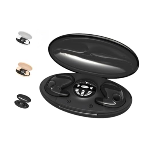 ILESTDG Sandberg Schlafkopfhörer - Kopfhörer in Ear Invisible Sleep, Kopfhörer Wasserdicht, Earbuds (Schwarz) von ILESTDG