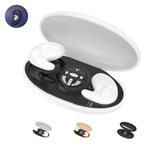 Sandberg Schlafkopfhörer Invisible Sleep Wireless - Bluetooth Kopfhörer In Ear, Kopfhörer Ipx5 Wasserdicht (Weiss) von ILESTDG