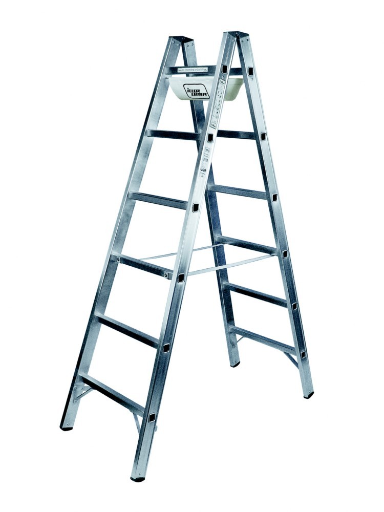 ILLER-LEITER Alu-Sprossenstehleiter 6106 ILLER-LEITER Alu-Sprossenstehleiter 6106 von ILLER-LEITER