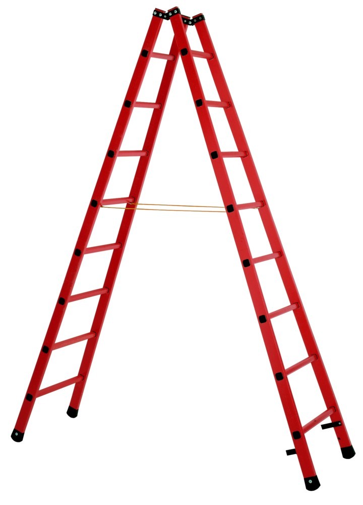 ILLER-LEITER Vollkunststoff-Stehleiter 46258 von ILLER-LEITER