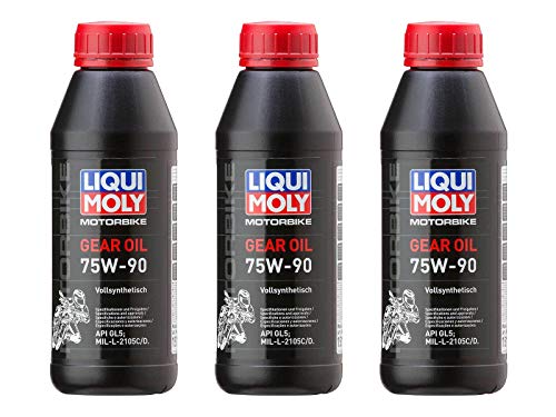 3x Original Liqui Moly 500ml Motorbike Gear Oil Motorrad Getriebeöl 75W-90 1516 3x Original Liqui Moly 500ml Motorbike Gear Oil Motorrad Getriebeöl 75W-90 1516 von ILODA