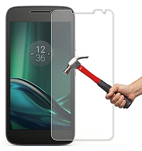 Displayschutzfolie Premium gehärtetes Glas 9h Glas für Motorola Moto G4 Play von IM@X