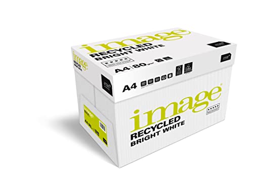 Image Recycled BW Bright white - Kopierpapier 80g/m² A4 FSC Recycled Credit - 5 Pakete zu 500 Blatt von IMAGE