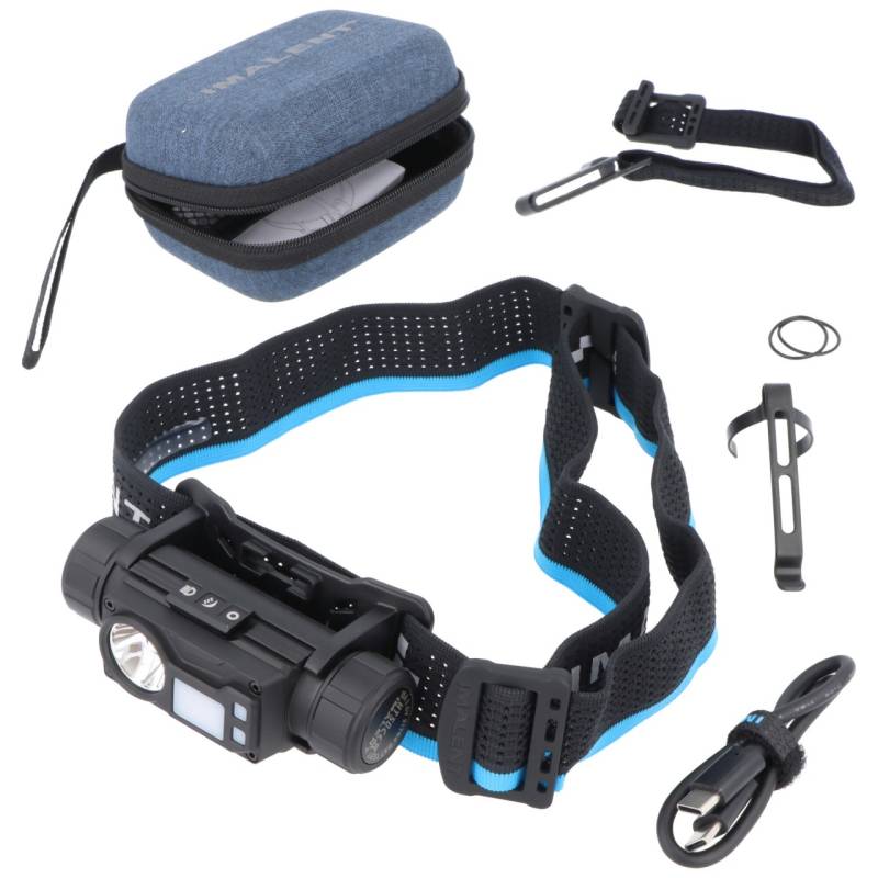 Imalent HT50 Stirnlampe, 3000 Lumen, zwei Lichtquellen, Powerbank Funktion, inkl. Imalent Li-Ion Akku 5000mAh von IMALENT