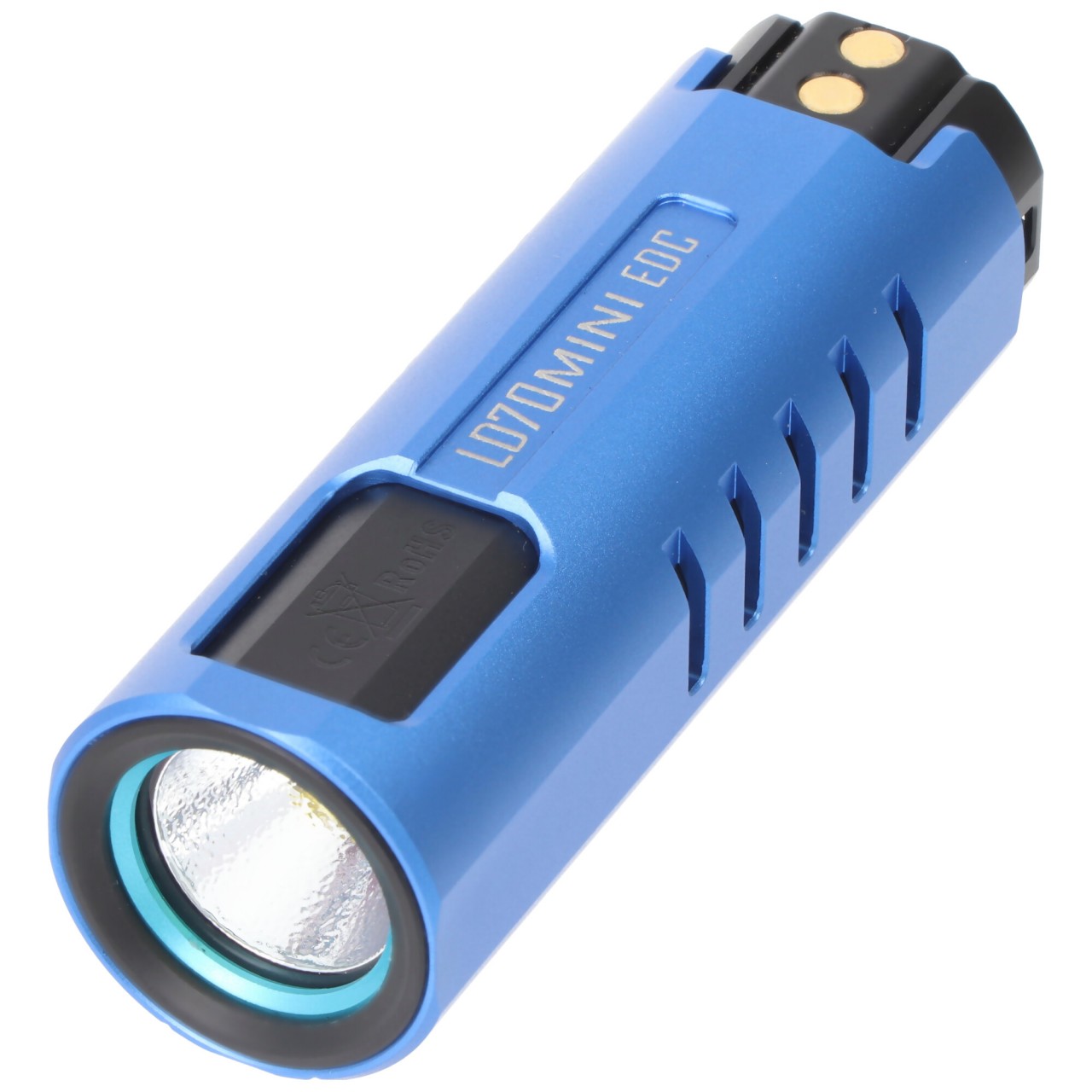 Imalent LD70 Mini EDC LED-Taschenlampe blau mit 4000 Lumen, Leuchtweite max. 203 Meter Imalent LD70 Mini EDC LED-Taschenlampe blau mit 4000 Lumen, Leuchtweite max. 203 Meter von IMALENT