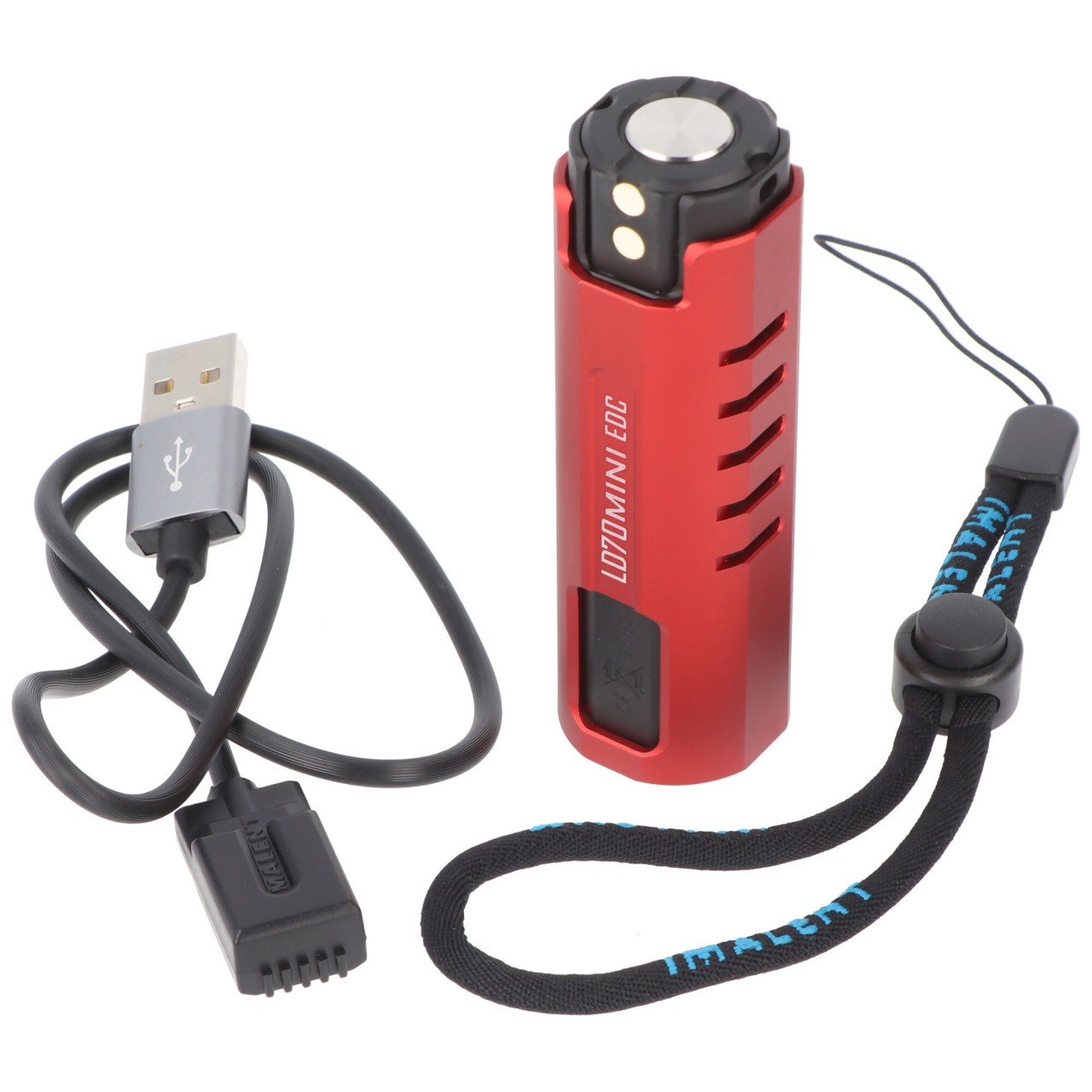 Imalent LD70 Mini EDC LED-Taschenlampe rot mit 4000 Lumen, Leuchtweite max. 203 Meter Imalent LD70 Mini EDC LED-Taschenlampe rot mit 4000 Lumen, Leuchtweite max. 203 Meter von IMALENT