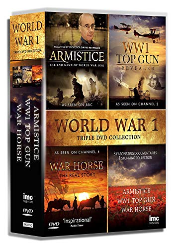 WW1 Triple DVD Box Set - Containing Armistice (BBC1), War Horse (Channel 4) & WW1 Top Gun Revealed (Channel 5) [UK Import] von IMC Vision