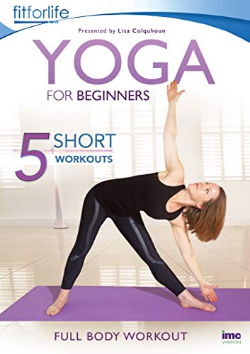 Yoga For Beginners - 5 Short Workouts - Full Body Workout - Fit For Life [DVD] Presented by Lisa Colquhoun von IMC Vision