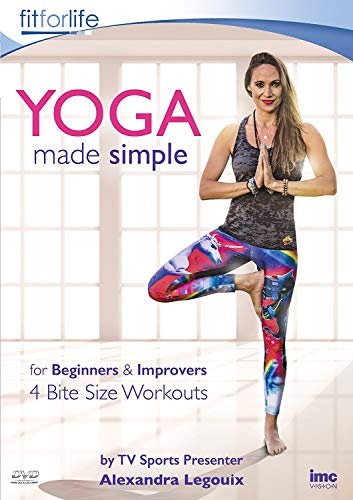 Yoga Made Simple - 4 Bite Size Workouts - for Beginners & Improvers - by TV Sports Presenter Alexandra Legouix - Fit For Life Series [DVD] von IMC