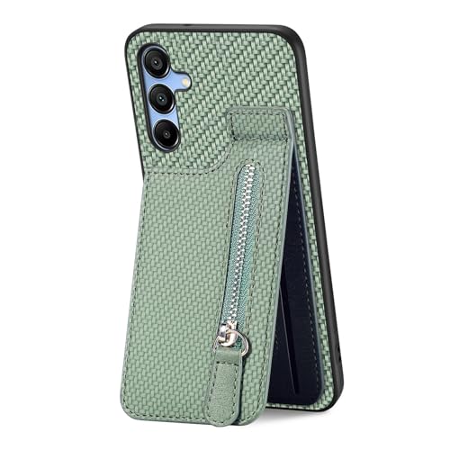 IMEIKONST Kompatibel mit Samsung Galaxy S24 FE Klapphülle, Reißverschluss Brieftasche mit Kartenfächer Ständer Leder Silikon Bumper Stoßfest Schutzhülle Handyhülle für Samsung S24 FE. Grün SD1 IMEIKONST Kompatibel mit Samsung Galaxy S24 FE Klapphülle, Reißverschluss Brieftasche mit Kartenfächer Ständer Leder Silikon Bumper Stoßfest Schutzhülle Handyhülle für Samsung S24 FE. Grün SD1 von IMEIKONST