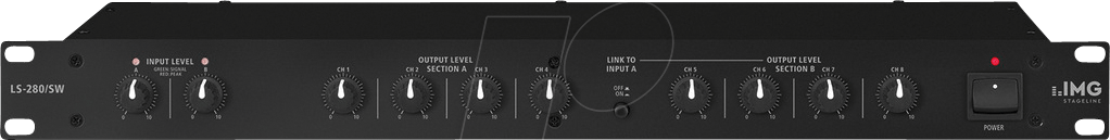 IMG LS-280/SW - 8-fach-Line-Splitter von IMG STAGELINE