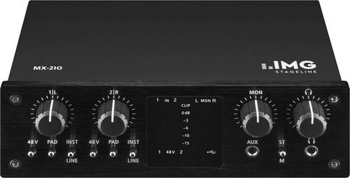 IMG StageLine Audio Interface MX-2IO von IMG STAGELINE