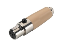 IMG StageLine NTA-4SH XLR Adapter [1x Mini-XLR-tilslutning - 1x Jacktilslutning 2,5 mm] Beige von IMG Stage Line