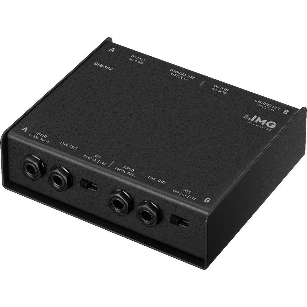 IMG Stageline DIB-102 2-Channel Passive Instrument DI Box von IMG Stageline