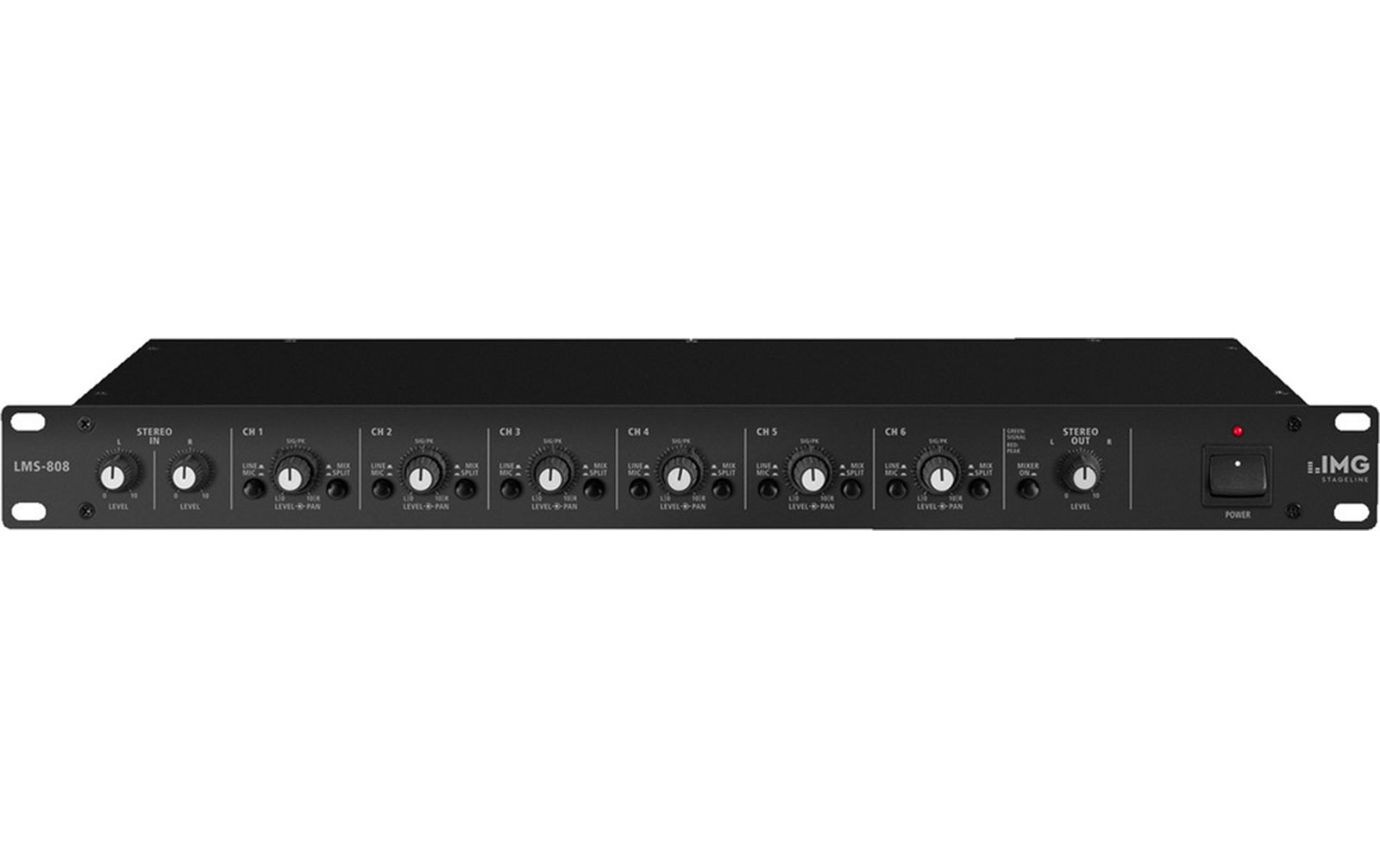 IMG Stageline LMS-808 Line/Mic Splitter IMG Stageline LMS-808 Line/Mic Splitter von IMG Stageline