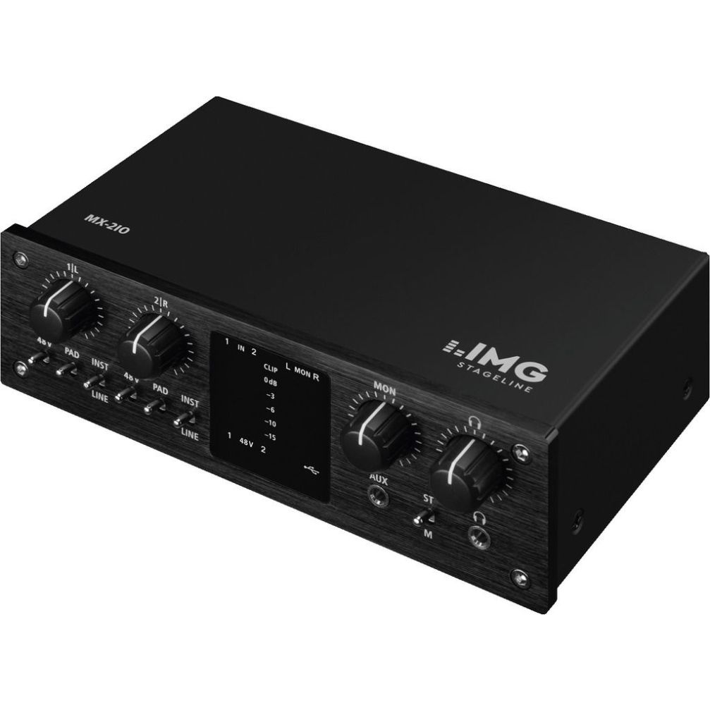 IMG Stageline MX-2IO 2-Kanal Recording Interface von IMG Stageline