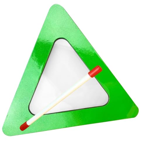 IMIKEYA 1 Satz Dreieckdrum Kid Drum Percussion Instrument Schlagzeug Handtrommeln Für Musikalische Handtrommel Musik-trommel- Schlaginstrument, Grün Haut Aus Harz IMIKEYA 1 Satz Dreieckdrum Kid Drum Percussion Instrument Schlagzeug Handtrommeln Für Musikalische Handtrommel Musik-trommel- Schlaginstrument, Grün Haut Aus Harz von IMIKEYA