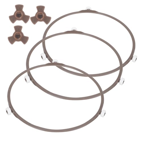IMIKEYA Mikrowellen-drehtellerhalterung 6-tlg. Glastablett-rollenhalterung Für Mikrowellenherd Hochtemperaturbeständiger Drehtellerhalter IMIKEYA Mikrowellen-drehtellerhalterung 6-tlg. Glastablett-rollenhalterung Für Mikrowellenherd Hochtemperaturbeständiger Drehtellerhalter von IMIKEYA