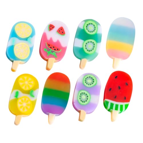 IMIKEYA 2 Boxen Obsteisgummi Zapfen Und Creme ästhetisch behandeln matschig Blau Party radiergummi Mini-Cartoon-Radierer Mini-Radierer Kindergäuer von IMIKEYA