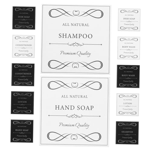 IMIKEYA 2 Satz Aufkleber Für Händedesinfektionsflaschen Duschflaschenetikett Handshampoo-aufkleber Sprühflaschenbezeichnungen Seifenflaschenetikett Etikett Für Handseife Pvc Selbstklebend IMIKEYA 2 Satz Aufkleber Für Händedesinfektionsflaschen Duschflaschenetikett Handshampoo-aufkleber Sprühflaschenbezeichnungen Seifenflaschenetikett Etikett Für Handseife Pvc Selbstklebend von IMIKEYA