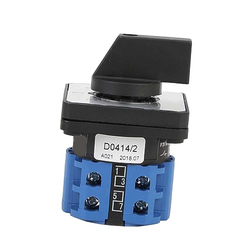 IMIKEYA 220V Drehschalter Position Wahlschalter Kompakt und Sicher für Schaltkreiskontrollsysteme Motorsteuerung und Testgeräte Langlebige Bauweise Blau IMIKEYA 220V Drehschalter Position Wahlschalter Kompakt und Sicher für Schaltkreiskontrollsysteme Motorsteuerung und Testgeräte Langlebige Bauweise Blau von IMIKEYA
