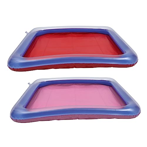 IMIKEYA 2pcs Aufblasbare Portion Bars Buffet Tablett Pvc Gekühlt Platter Aufblasbare Portion von IMIKEYA