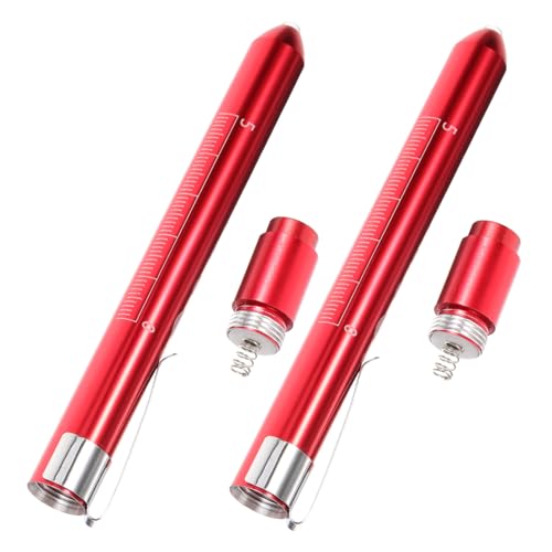 IMIKEYA 2Stücke LED Stiftlicht Taschenlampe Taschenlampe für Medizinische Anwendungen Farbvarianten für Inspektionen Pflegeeinsätze von IMIKEYA